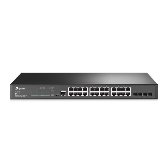 TPLINK  TL-SG3428 – Switch Quản Lý JetStream L2, 24-Cổng Gigabit với 4 Khe cắm SFP